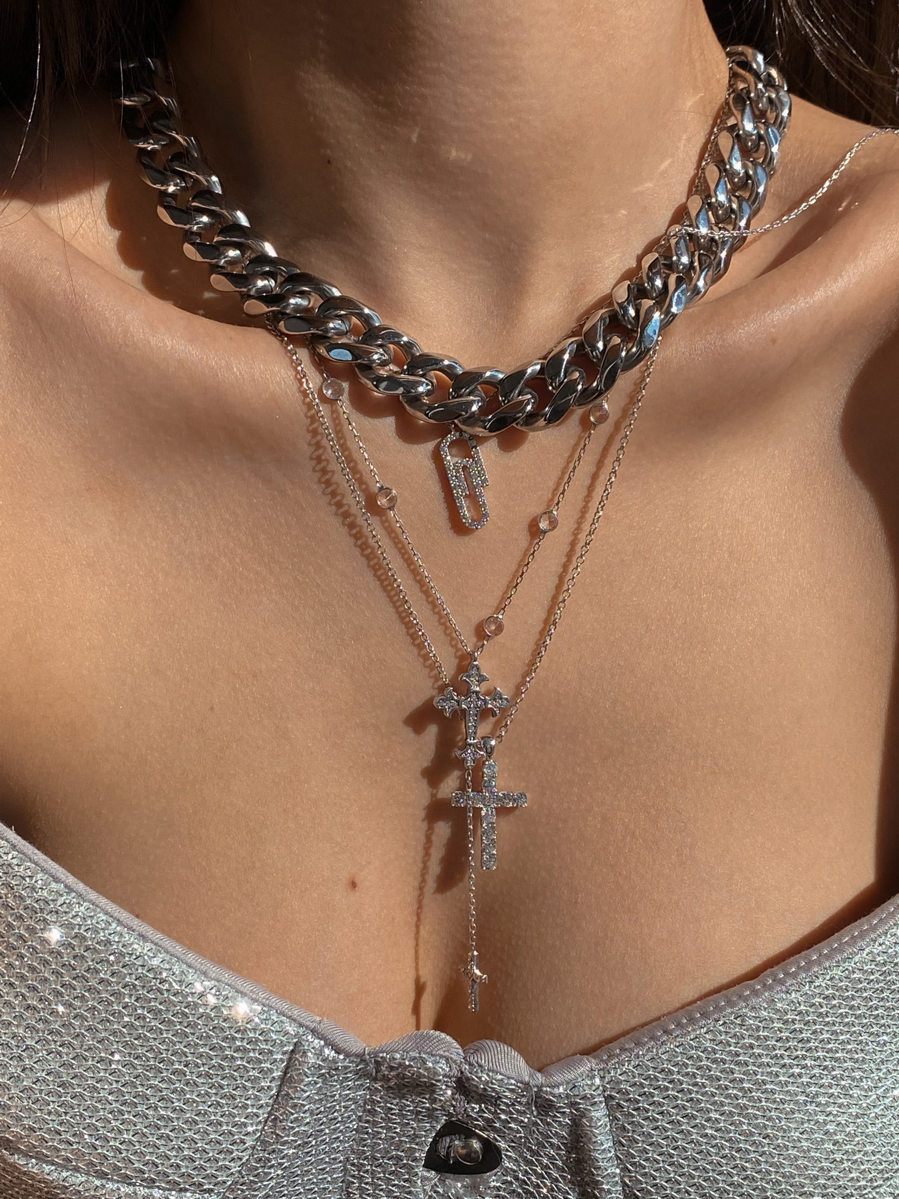 Silver Rogue Chain Necklace