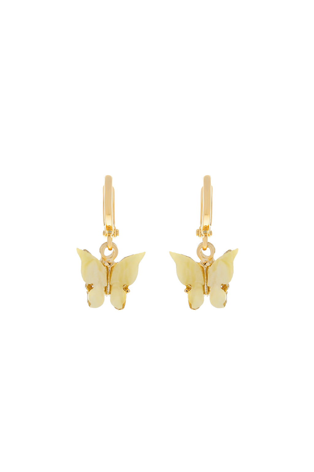 Butterfly hot sale huggie earrings