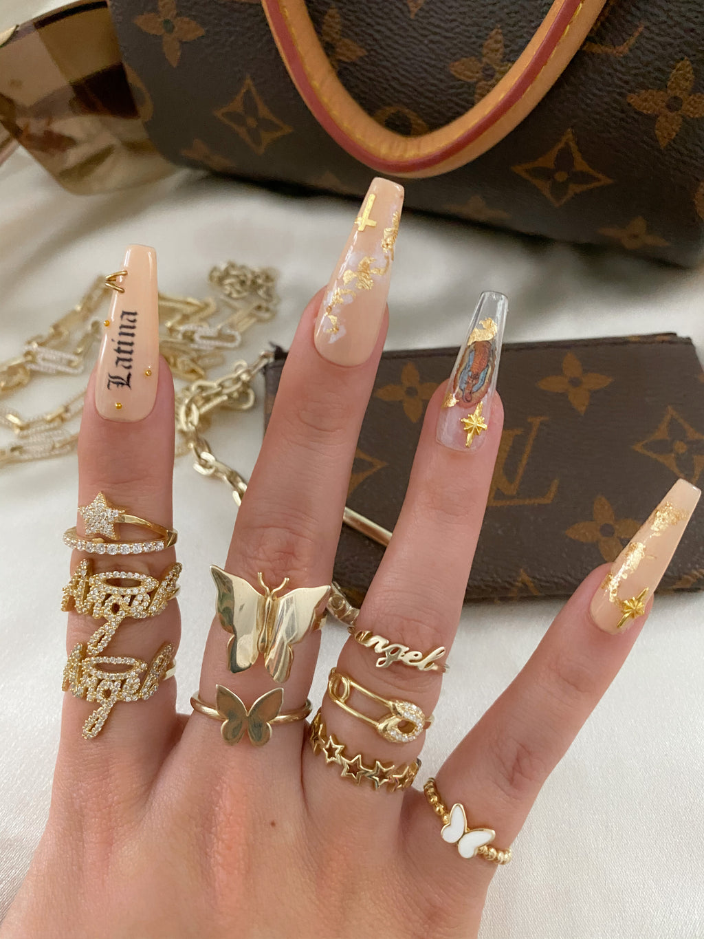 Long Nails Card Grabber Rainbow LOUIS VUITTON